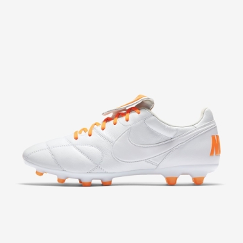 Nike Premier II FG - Fodboldstøvler - Hvide/Rød | DK-43789
